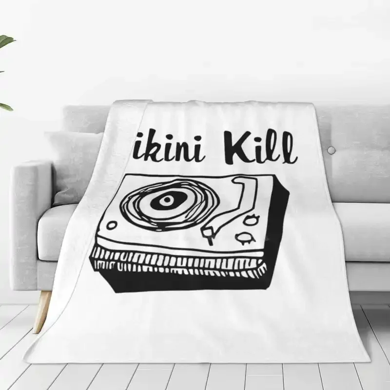 Убить бикини Kill Logo-черный новейший супермягкий теплый цвет тонкое одеяло убивает