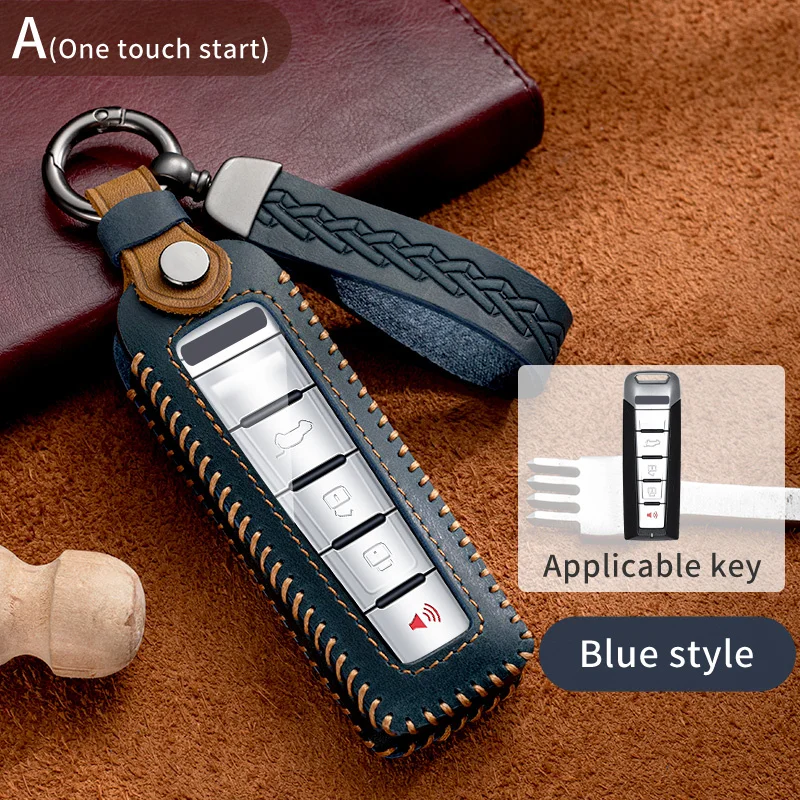 

Car Key Cover Case Shell For Haval Great Wall Wey C6 A7 A8 R8 P8 A1 A3 A4 A5 Q7 VV6 VV7 Protection Interior Accessories Keychain