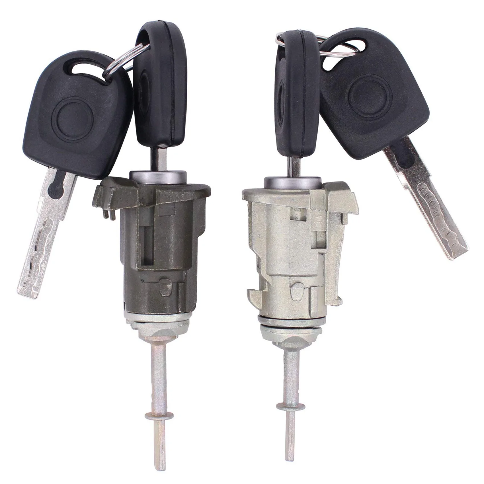 

Car Door Lock Cylinder Front Left and Right with Key Set 1J0837167, 1U0837167A 604837167 for-Bora 1J Golf 4