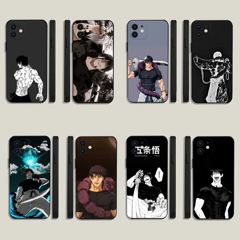 Чехол для телефона Toji Fushiguro Jujutsu Kaisen iPhone 15 14 13 12 11 Plus Pro Max XS X XR SE Mini 8 7 мягкий - Цена: 182