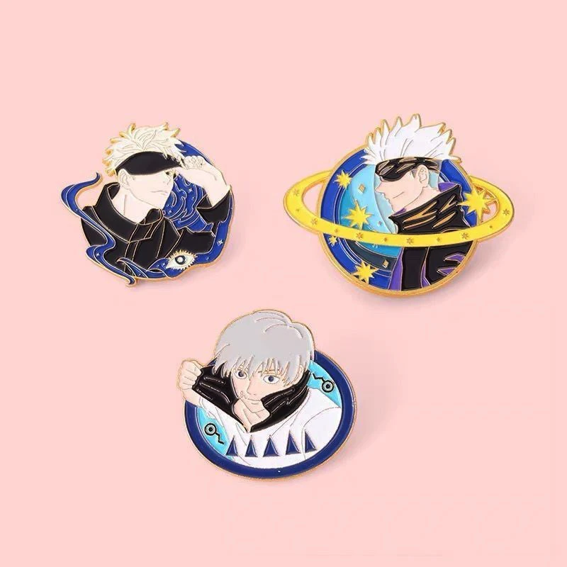 

New Japanese Anime Icons Jujutsu Kaisen Enamel Pin Brooches Clothes Backpack Collar Badge Lapel Pin Brooch Jewelry Luxury Gifts