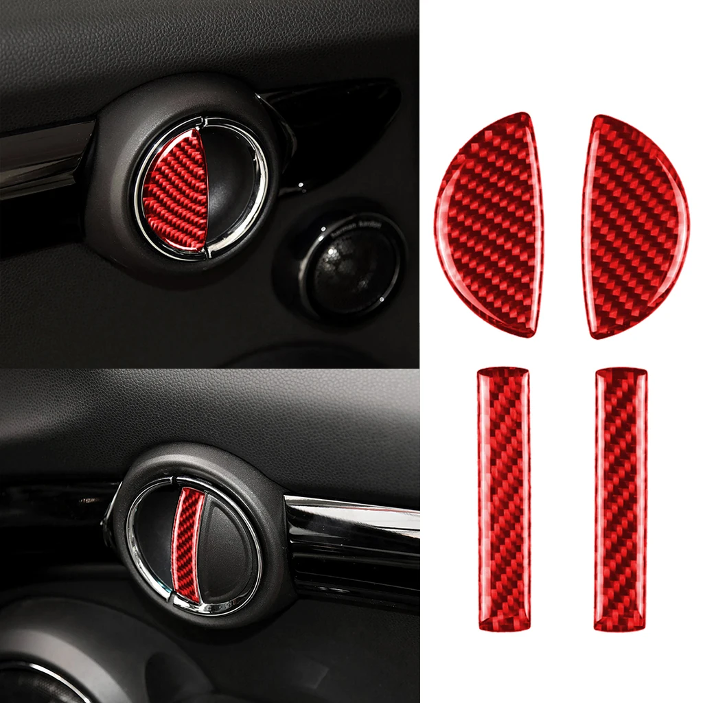 

4x Car Door Wrist Handle Scratch Resistant 3D Decorative Sticker Cover For MINI Cooper F Chassis Clubman Countryman F55 F54 F60