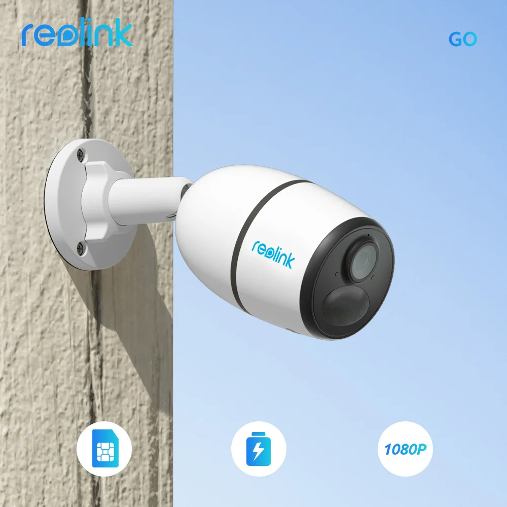 

Reolink GO 4MP Battery 4G Sim Card Network Camera Person/Vehicle Detection Wild Video Surveillance IP Camera