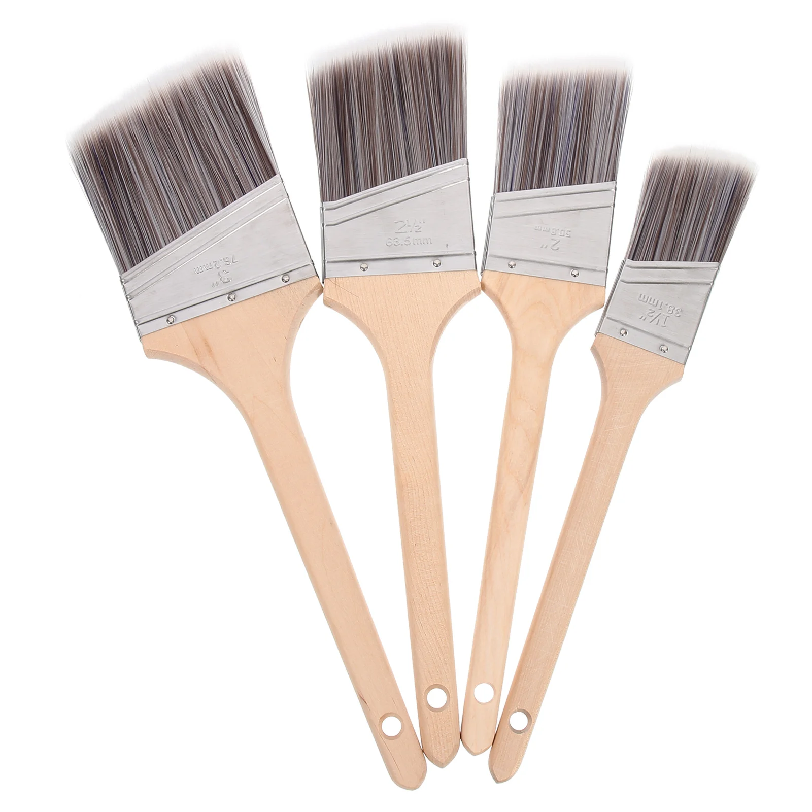 

Brush Brushes Set Handle Watercolor Home Household Wood Painting Water Kit Oil Wooden Artist Supplies Chip Varnishes Trim Detail