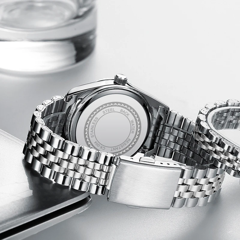 Роскошные мужские часы Chenxi из нержавеющей стали, 35 мм, водонепроницаемые мужские часы с маленьким циферблатом, повседневные кварцевые мужские часы, мужские часы 004D (art.: 3920ce3187d55) - 3920ce3187d55