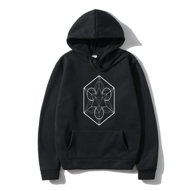 

Hoodi Metatrons Merkaba Sacred Geometry Outerwear