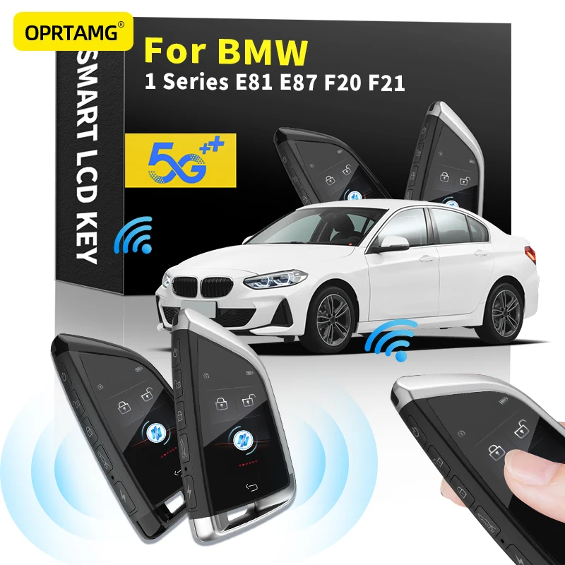 

2022 модифицированный автомобильный смарт-ключ с ЖК-дисплеем дистанционный смарт-ключ для BMW 1 серии E81 E82 E87 F20 F21 118i 120i 125i 128i 130i 135i 2000-2021