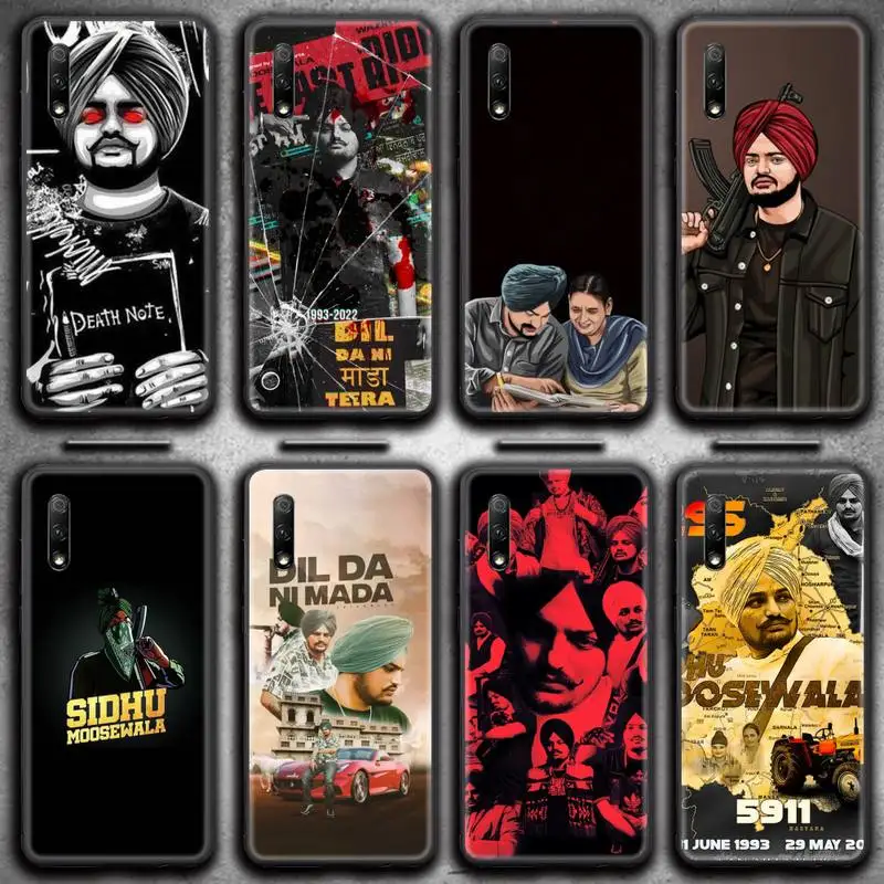 

Rapper Star Sidhu Moosewala Phone Case For Huawei Nova 6se 7 7pro 7se honor 7A 8A 7C 9C Play