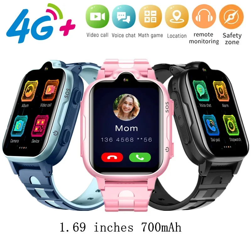 

K15 4G Kids Smartwatch Phone GPS Tracker SOS HD Video Call Touch Screen IP67 Waterproof Call Back Children Smart Phone Watch