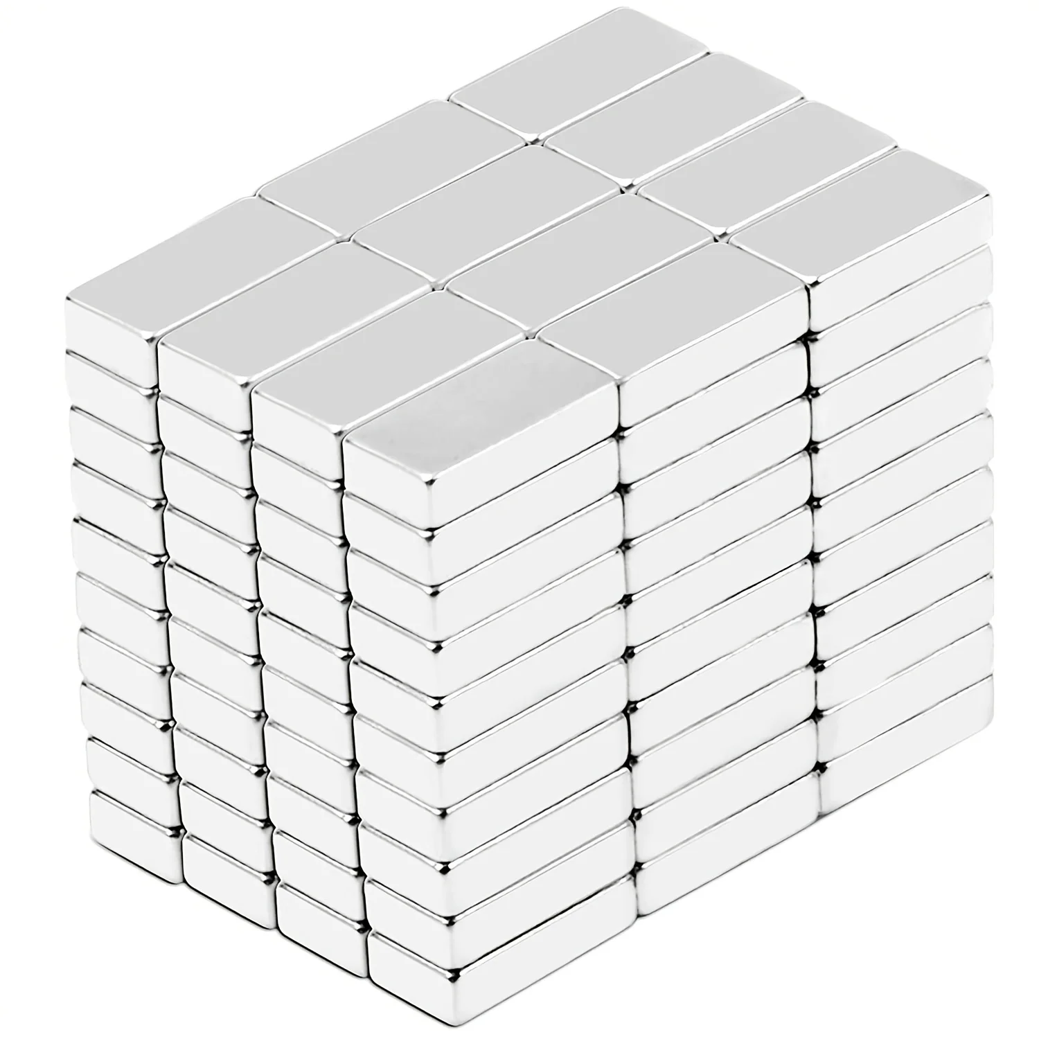 

120Pcs Strong Magnets Neodymium Bar Small Magnets, N52 Tiny Mini Rare Earth Refrigerator Magnets For Crafts School Experiment DI