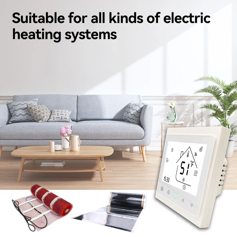 MINCO HEAT AC230V Smart WiFi 16A термостат электрический регулятор температуры подогрева пола