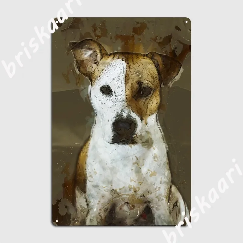 Juck Russell Art для любовника и владельца Металлическая табличка Плакат Таблички Клуб