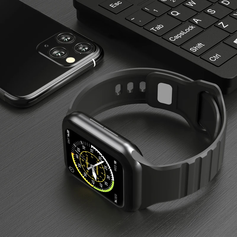 Silicone Strap For Apple Watch band 40mm 44mm 38mm 42mm 49mm 45mm 41mm Sport watchband bracelet iWatch series 3 5 6 se 7 8 Ultra