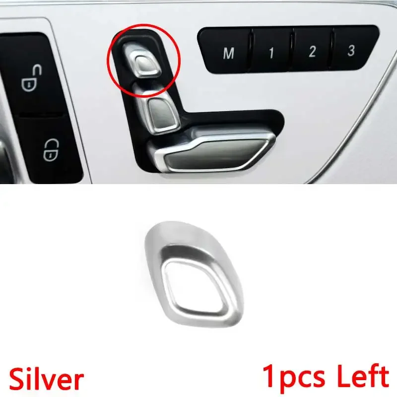 

Кнопка регулировки подголовника автомобильного сиденья, накладка переключателя для Mercedes Benz C E CLS CLASS W212 E260 C180 2009-2015