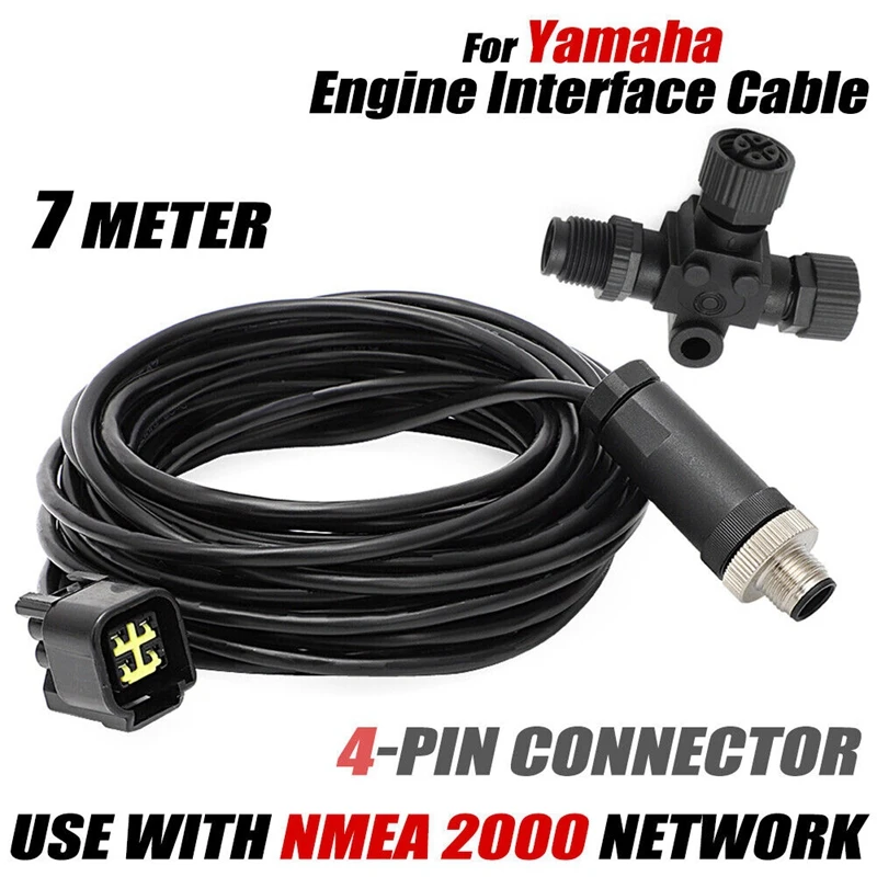 Кабель интерфейса двигателя Yamaha NMEA 0120 7M &amp T для Lowrance Simrad 000-2000-37 запасные части