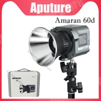 aputure amaran cob 60d led video light lightweight 65w 5600k tripod with lamp lights photos light for photography right ligth