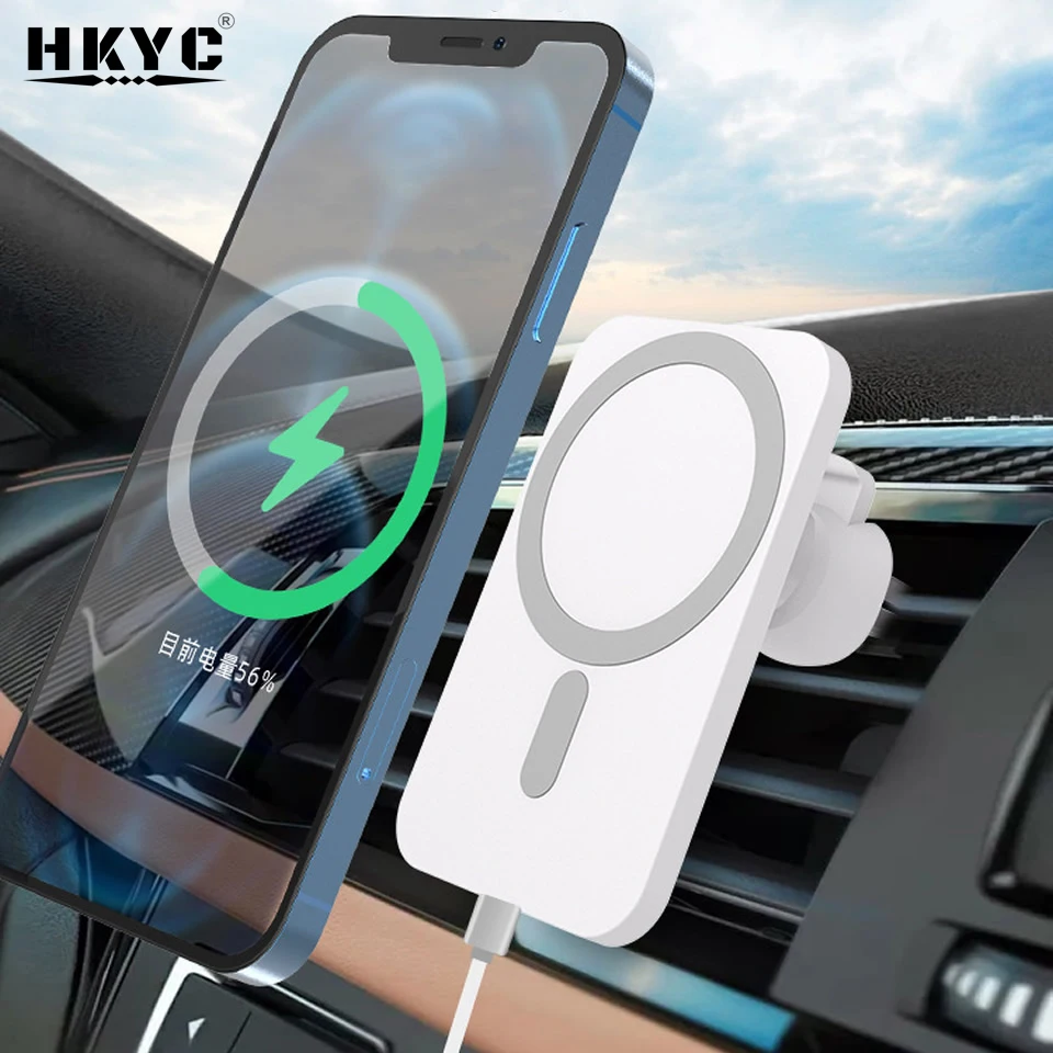 

14 12 Charging Smartphone Qi Magnetic Cars Accessories 13 Holder Magsafe Car For Mount Pro Charger Fast Iphone Wireless Max 15w