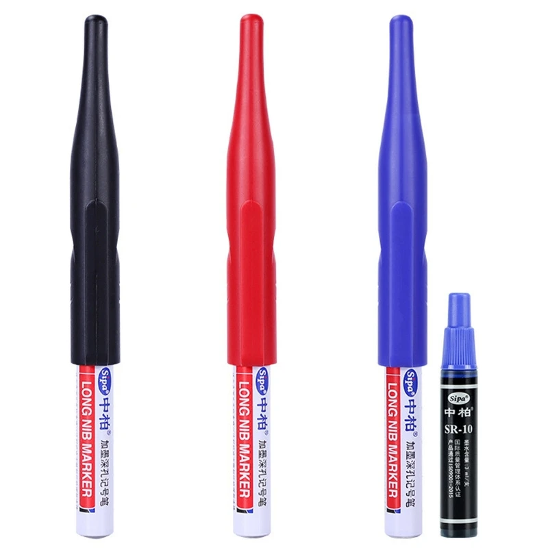 Многоразовая маркерная ручка с сверхдлинным наконечником 30 мм идеально подходит