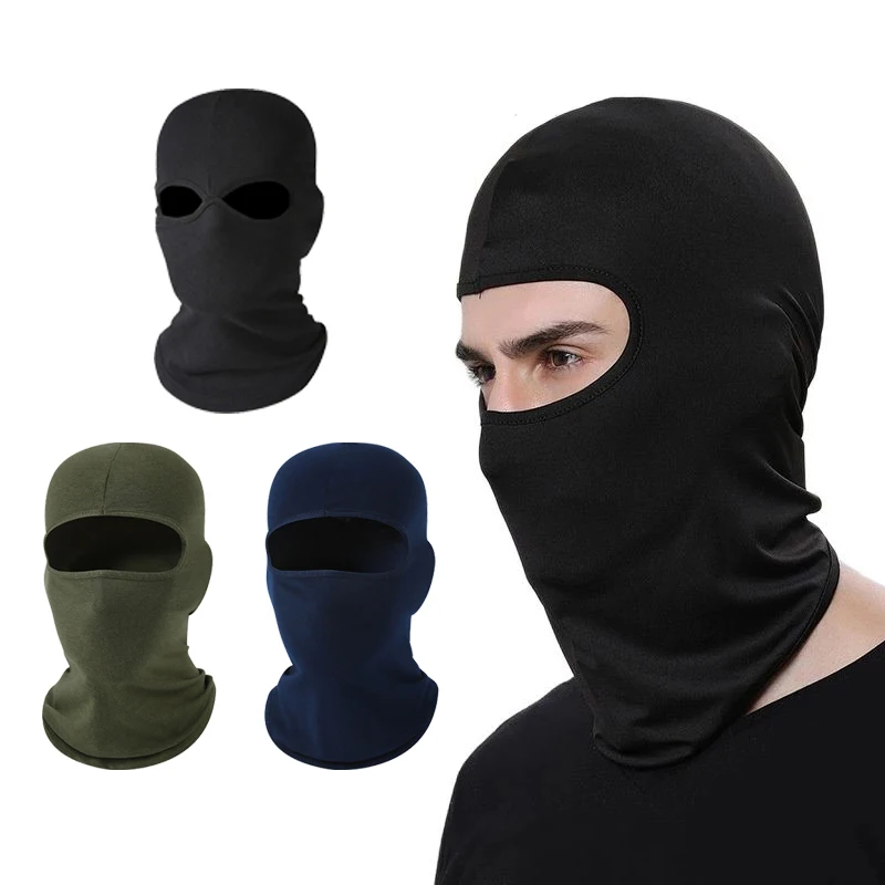 1Pc Balaclava Face Mask Motorcycle Tactical Face Shield Mascara Ski Mask Cagoule Visage Full Face Mask Gangster Mask