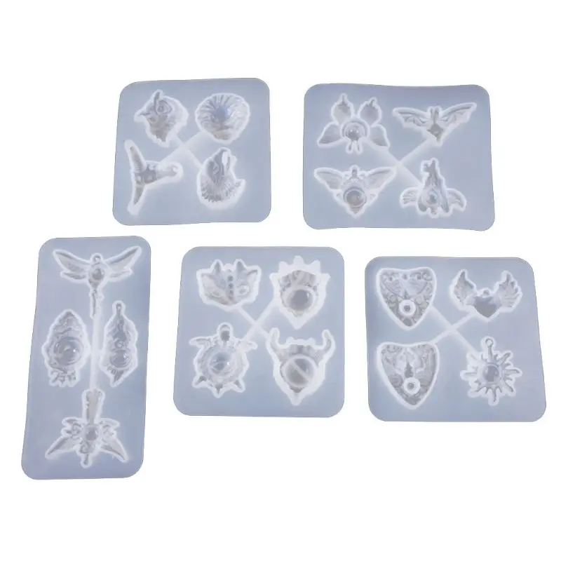 

Resin Crystal Epoxy Mold Devil's Eye Owl Semi-Three-dimensional Jewelry Mould