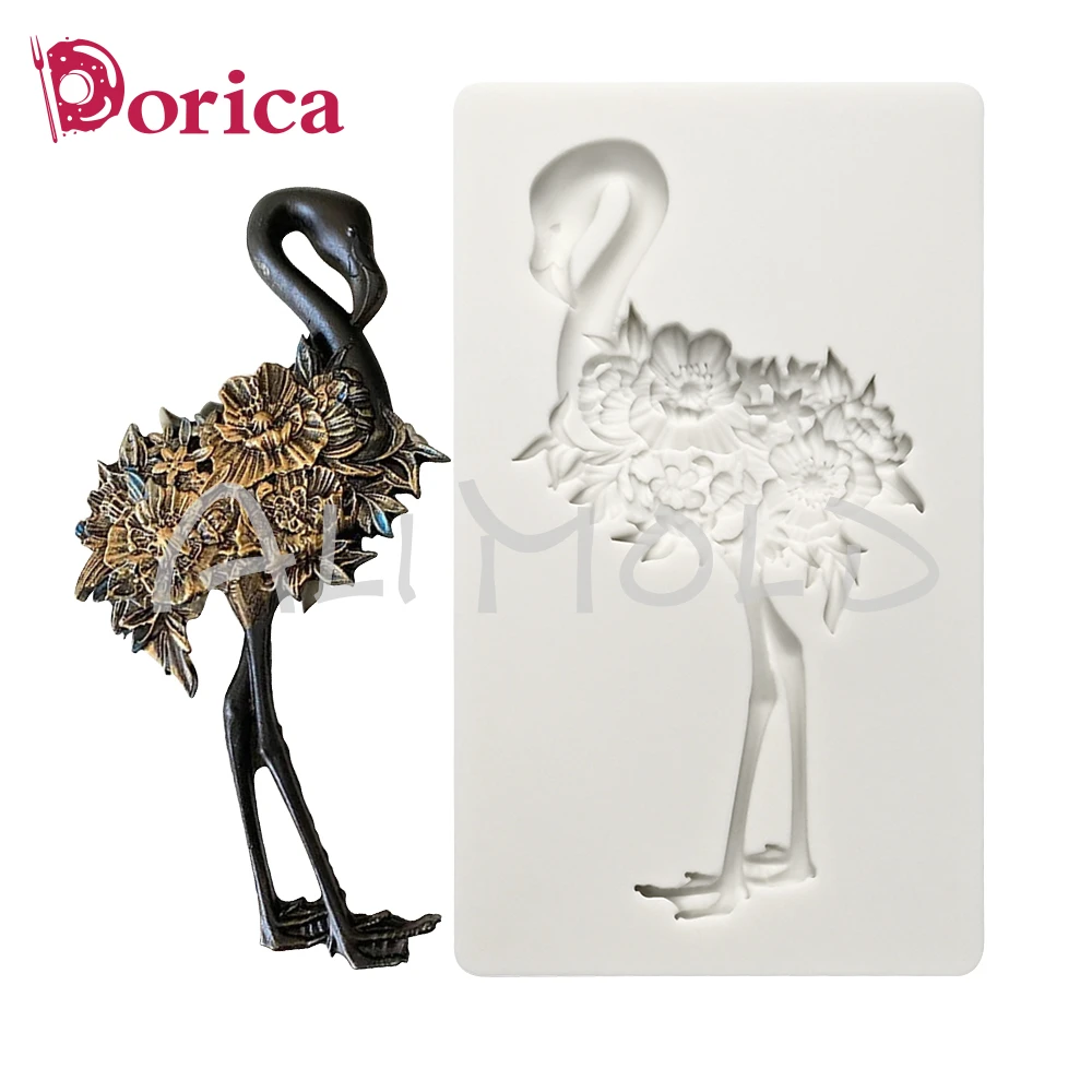 

Силиконовая форма для торта Dorica flamingo