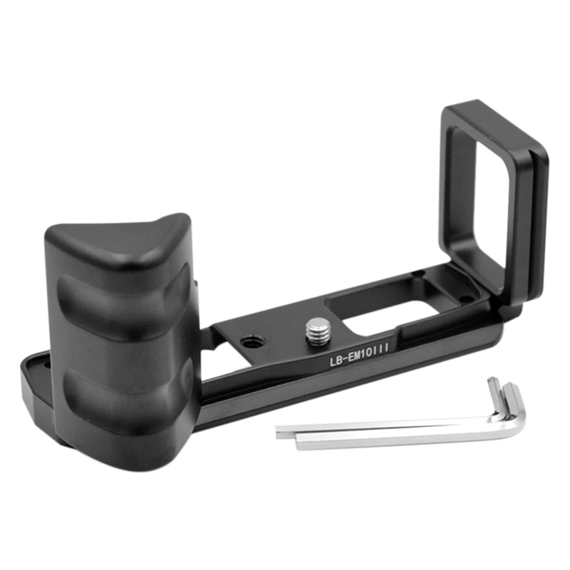 

Quick Release L Plate Bracket Camera Grip Base For Olympus E-M10III Third Generation Mini Single Camera