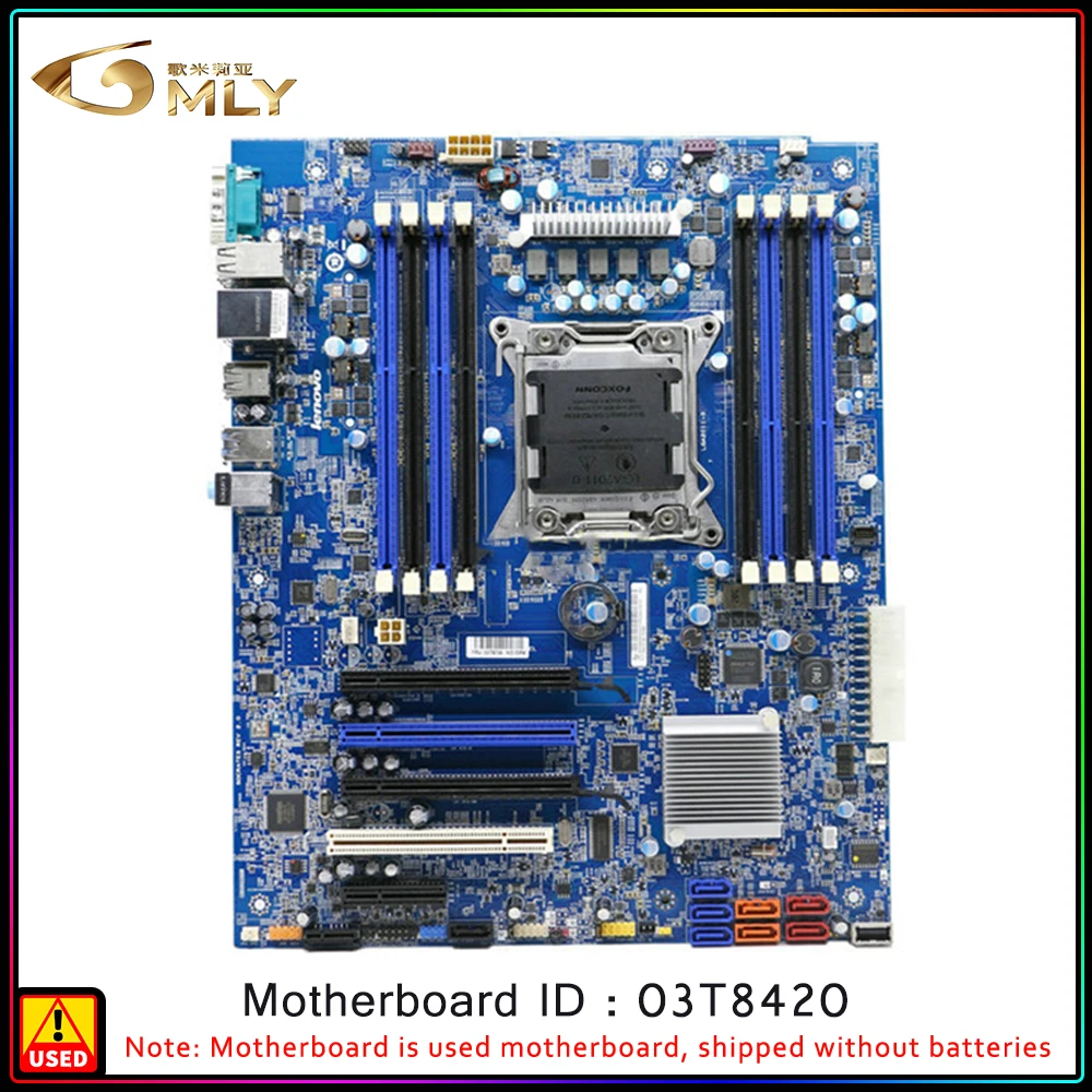 Материнская плата для рабочей станции ThinkStation S30 LGA2011 X79 03T8420 03T6736 C602 VER: 1,0 V2, полностью протестирована, хорошее качество
