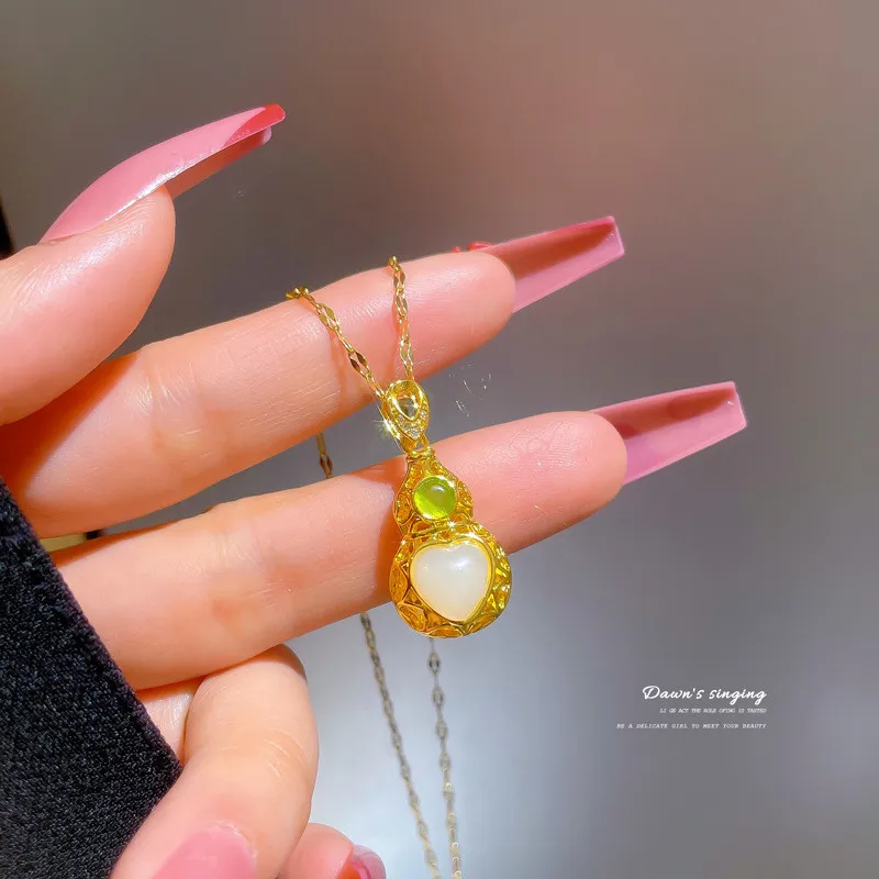 Цепочка Из Нержавеющей Стали 316L с волнистыми волнами женское ожерелье большим