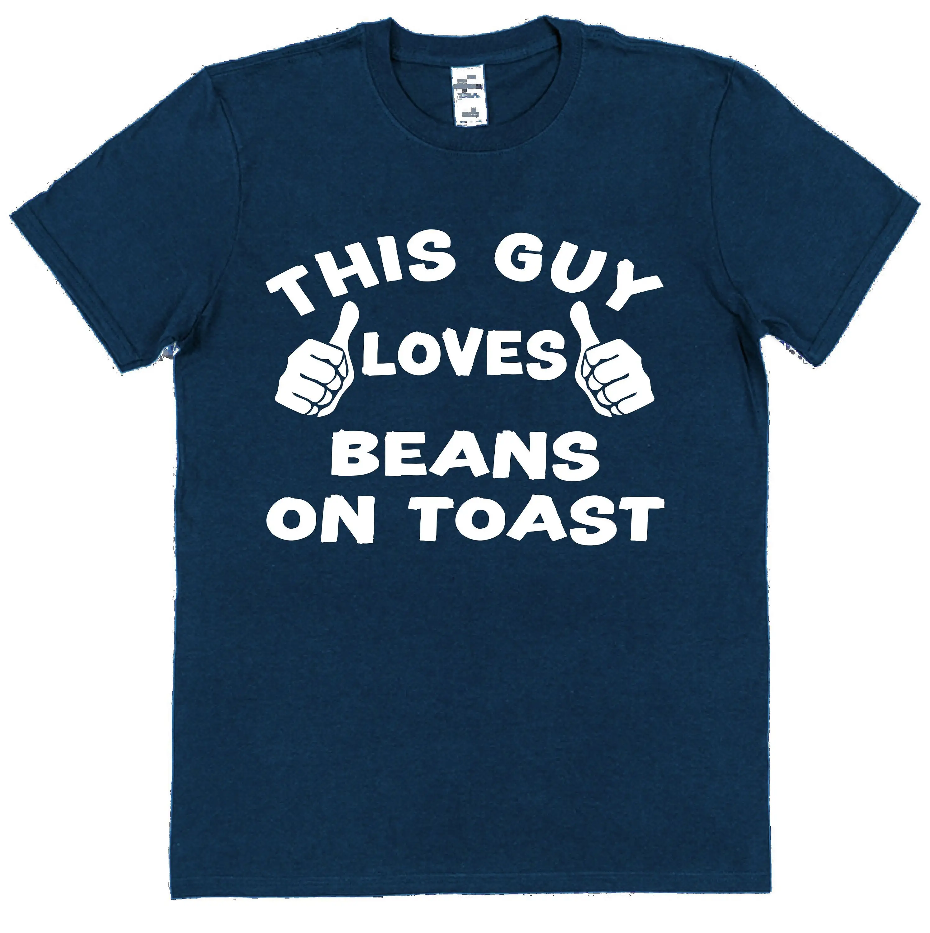 Футболка Этот парень или девочка любит фасоли на тосте для взрослых и детей