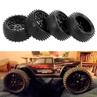 rubber made buggy tires wheel tires model car wheel hub for 110 car toy compatible with hsp hpi redcat