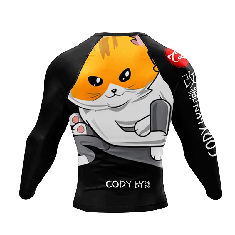 Новые Rashguard Jiu футболка с надписью Jitsu + мужские брюки для ММА бокса бразильского