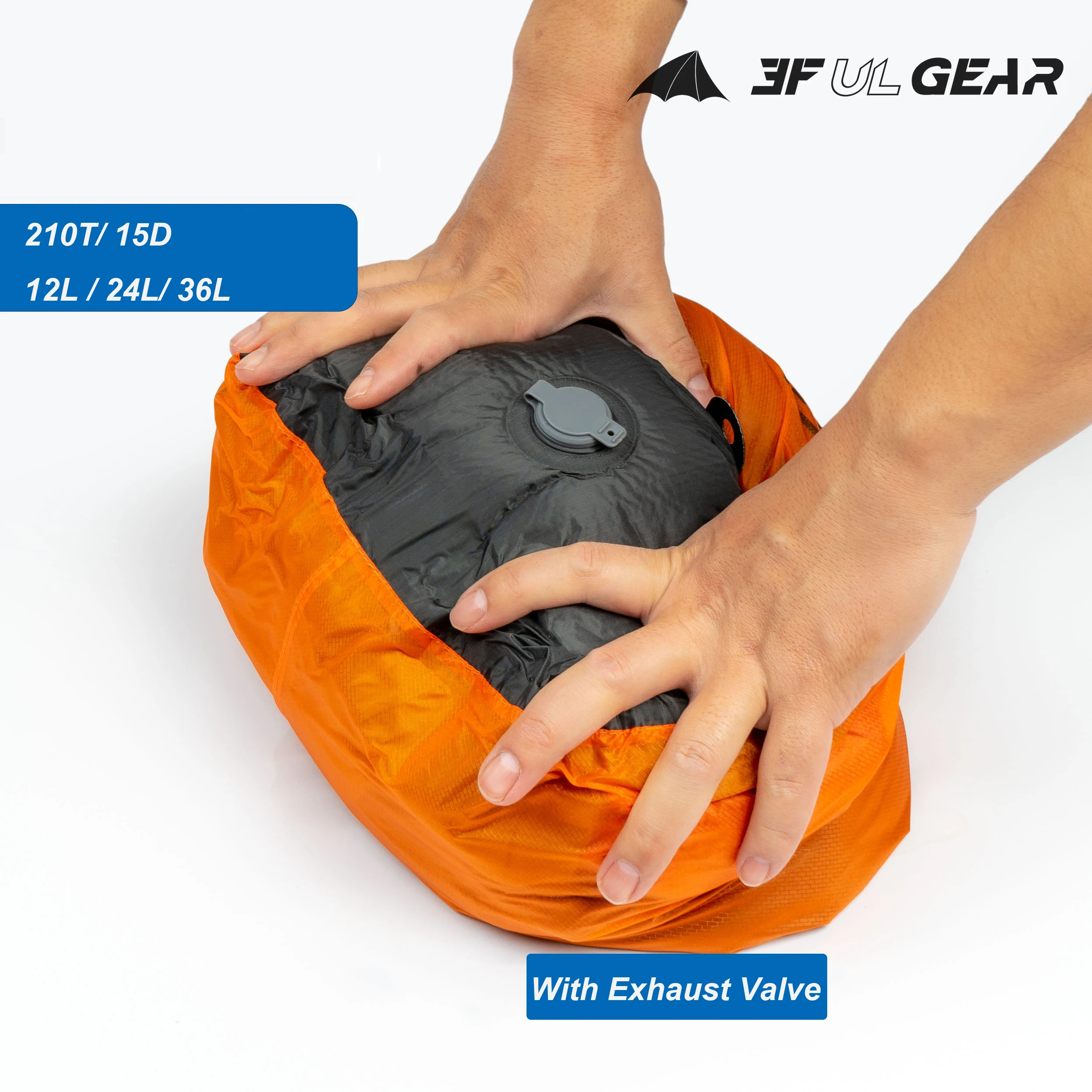 3F UL GEAR 30D 24L & 12L выхлопная сумка для дрифтинга, водонепроницаемая сумка для кемпинга, спортивные плавающие сумки для хранения, складные дорожные комплекты