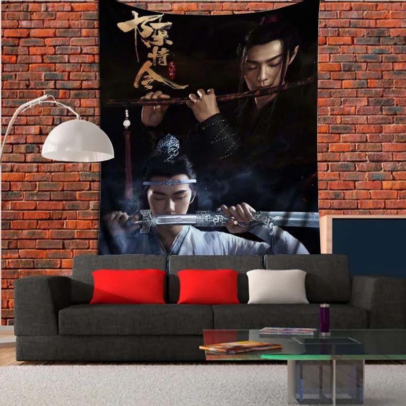 

ChenQingLing гобелен домашний декор XiaoZhan WangYiBo MoDaoZuShi настенное украшение подарок модное настенное искусство Прямая поставка