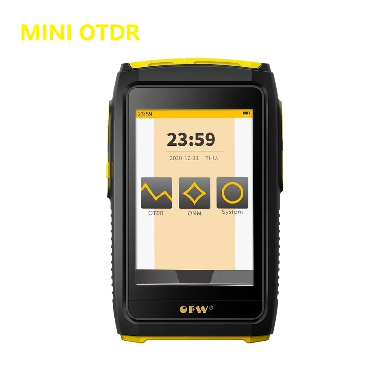 2022 Mini OTDR Active Fiber Live Test 1550nm 20dB Optical Fiber Reflectometer Touch Screen OPM VFL OLS Fiber Tester Touch Screen