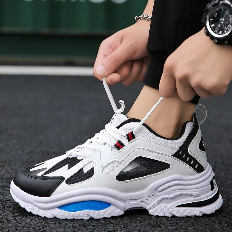 

New Four Seasons Youth Fashion Trend Shoes Men Casual Ins Hot Sell Sneakers Men New Colorful Dad Shoes Male Big Size 44