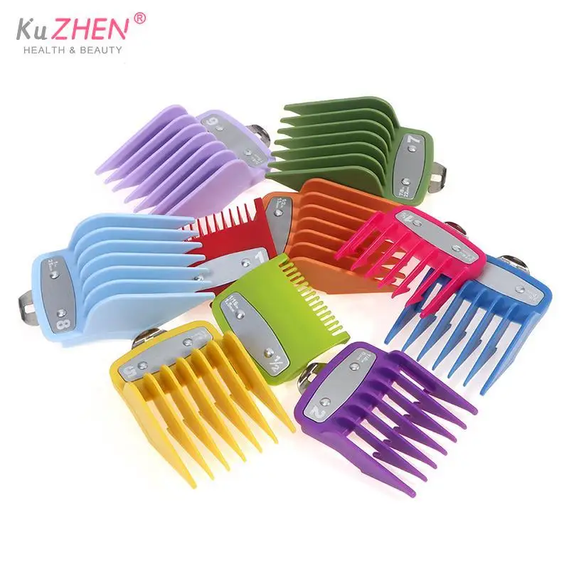 

2/8pcs 1.5mm-25mm Hair Clipper Limit Comb Guide Attachment Set For Wahl Hair Clipper Shaver Haircut Accessories