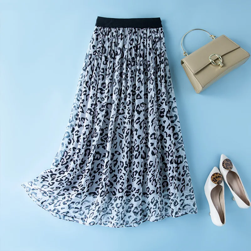 

mulberry silk,gauze skirt, half length skirt, literary and artistic women's dress, floral design, elastic waist