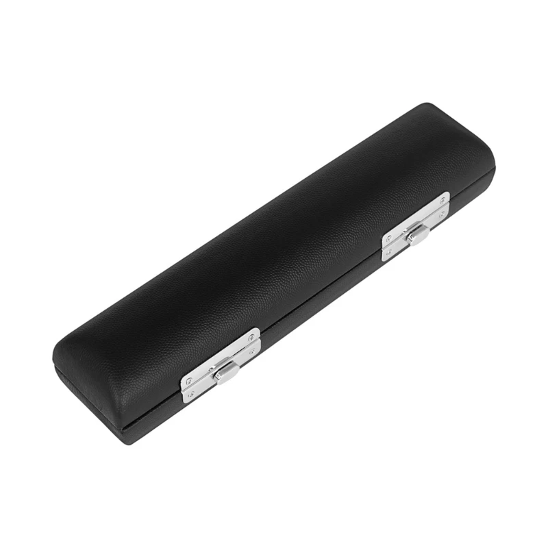 

Flute Hard Case Cover 16 Holes Flute Box with Locking Latches and Lined Interior