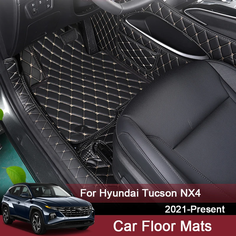 

Car Custom Foot Mat For Hyundai Tucson TL NX4 2015-Present LHD Leather Floor Protect Waterproof Pad Auto Internal Accessories