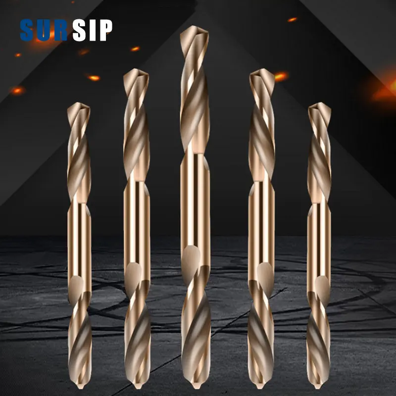 

Сверло со шнеком, двухстороннее, с двойной окантовкой из нержавеющей стали с кобальтовым ультратвердым железом, стальная пластина, железо, столярное сверло