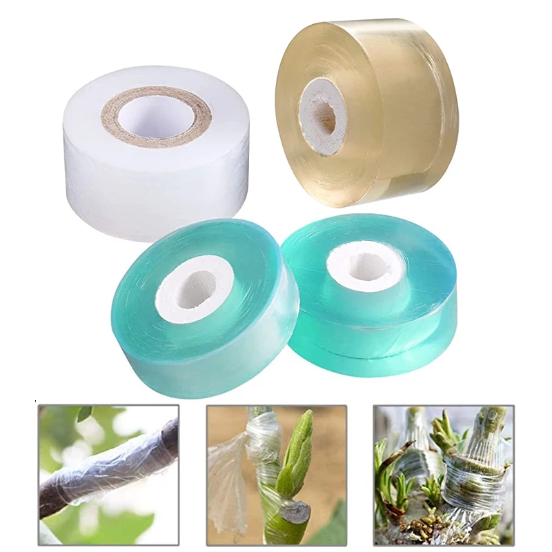 PE Grafting Tape Film Self-adhesive Garden Tree Plants Seedlings Vine Tomato Grafting Accessories Stretchable 2/2.5/3cm Width