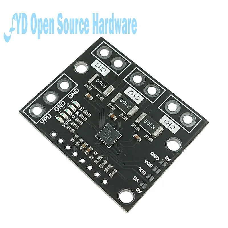 I2C SMBUS INA3221 трехканальный шунт тока питания монитор напряжения сенсорного модуля
