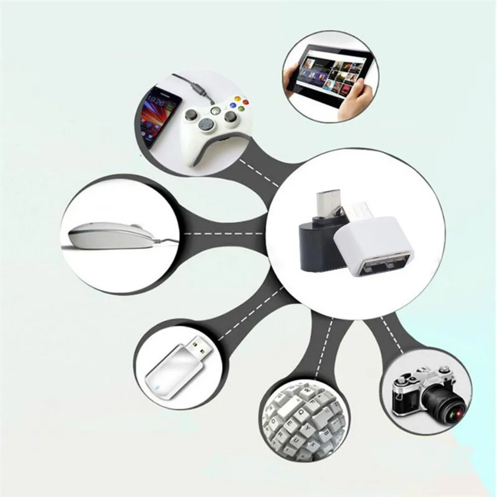 Универсальный преобразователь микро-USB OTG Type-C в USB 2 0 для Samsung Huawei Android смартфона