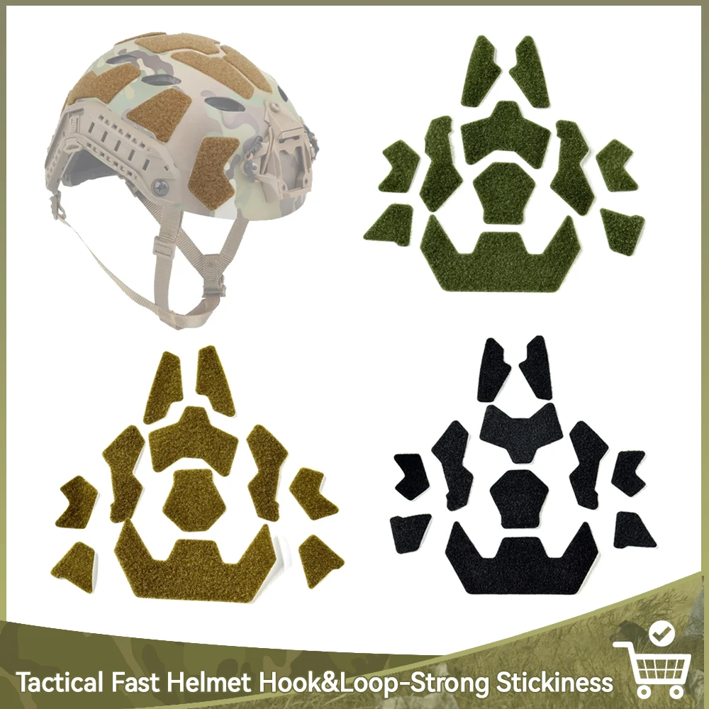 Волшебная наклейка для тактического шлема FAST нашивки страйкбола липкие