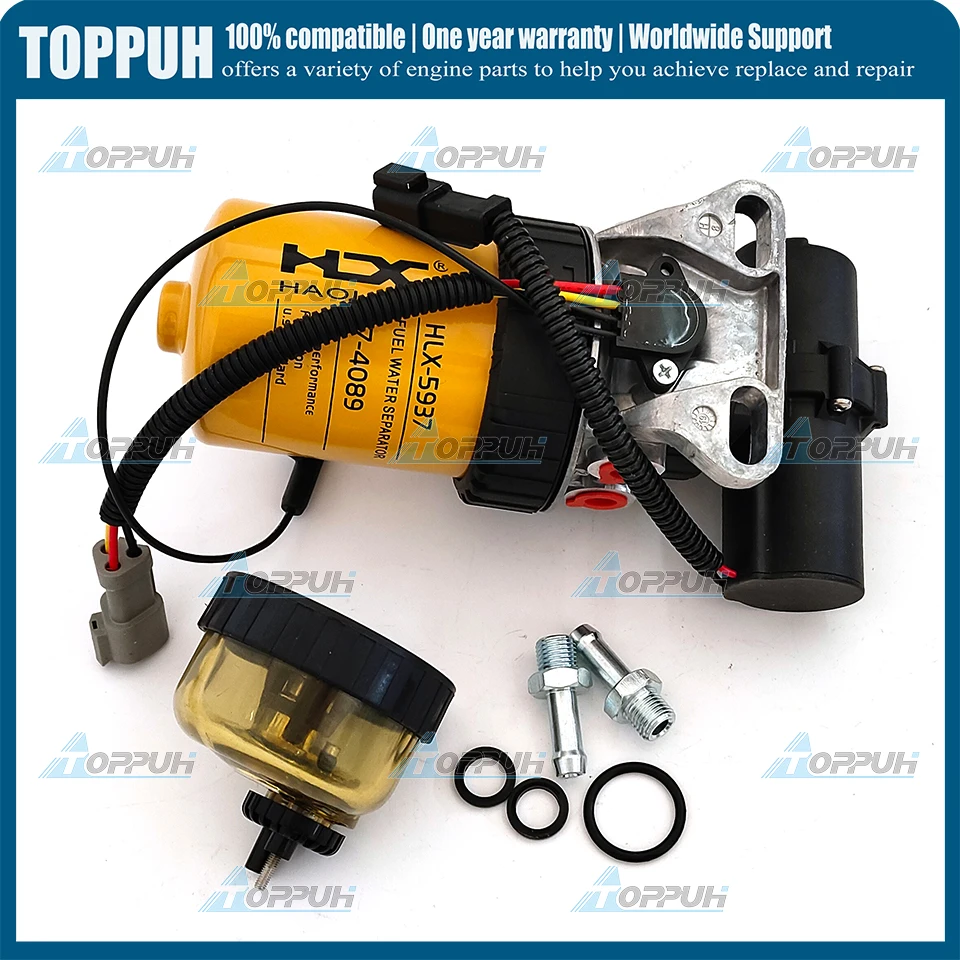 Фото Новый топливный насос в сборе (1 шт.) для CAT 3044C, C3.4, 299C, 289C, 279C, 277C, 259B3, 256C, 246C, 349-5327 №4