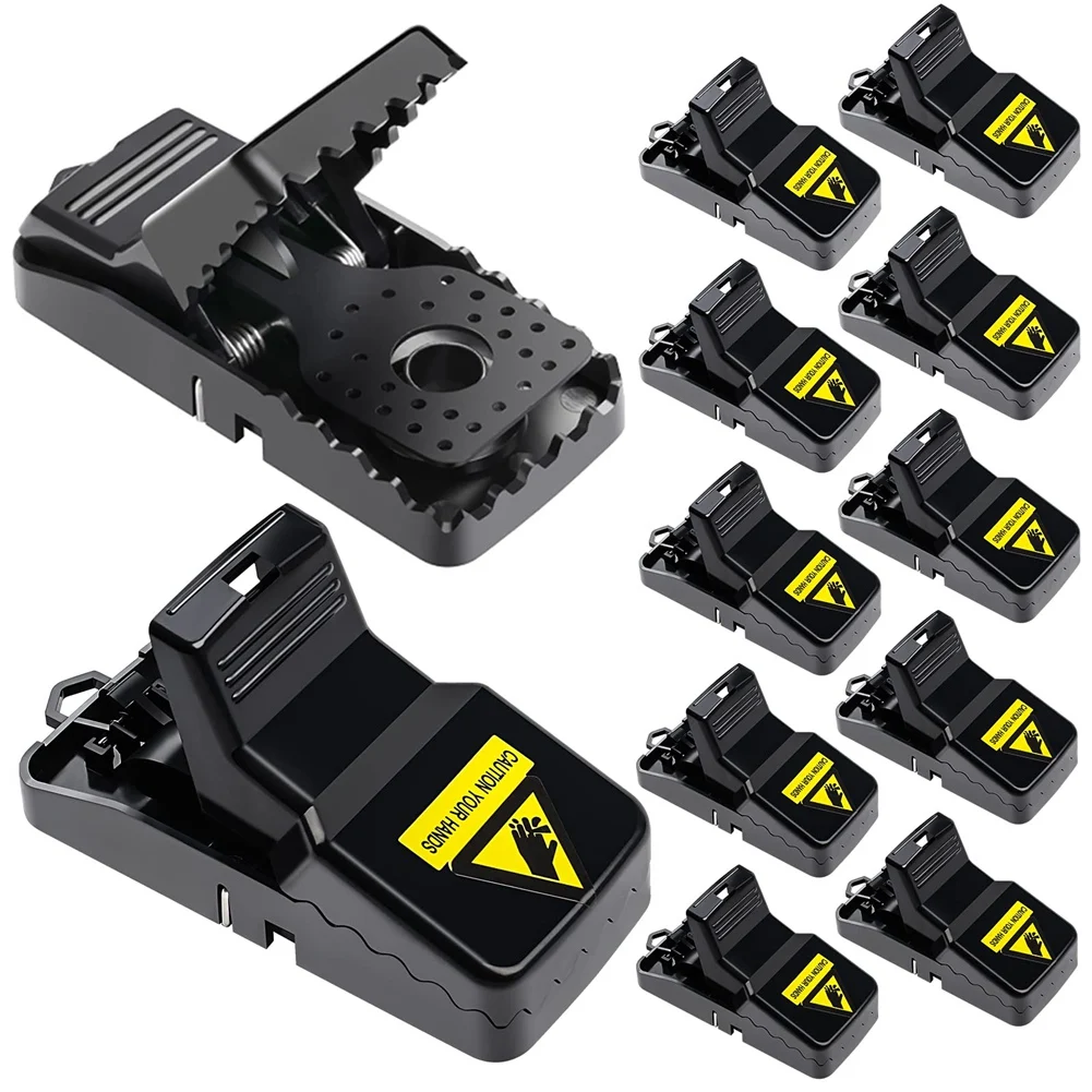 

12PCS Mouse Traps Indoor For Home Small Mouse Trap For House Mice Snap Trap Effective Sanitary Quick Mouse Catcher