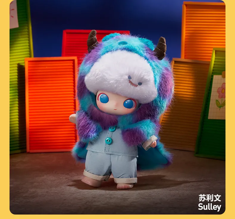 POPMART DIMOO WORLD × PIXAR: Лимитированная коллекция, совместная серия, резиновая фигурка-сюрприз в закрытой коробке, милая игрушка-подарок, в наличии (art.: 3920dc182946f) - 3920dc182946f