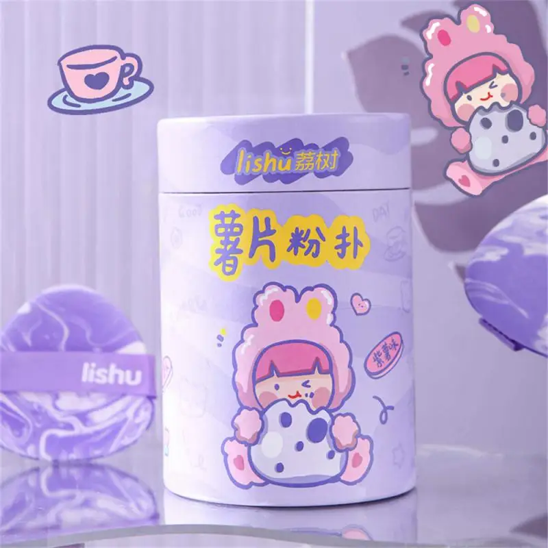 

Air Cushion Puff Skin-friendly Comfortable Good Resilience Good Toughness Beauty And Health Sponge Flutter Puff 1box