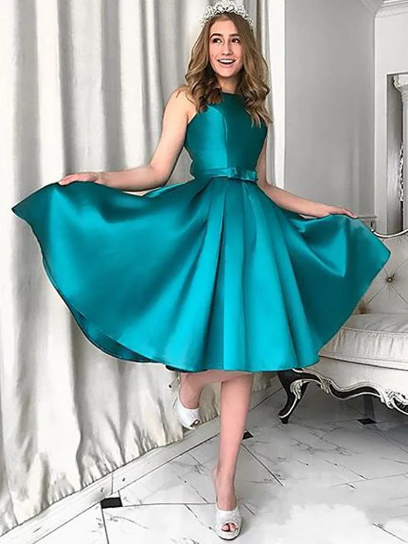 Атласные платья для встречи выпускников с бантом сексуальное элегантное платье