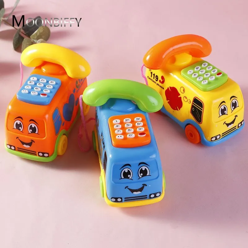Baby Toys Music Cartoon Bus Phone Educational Developmental 